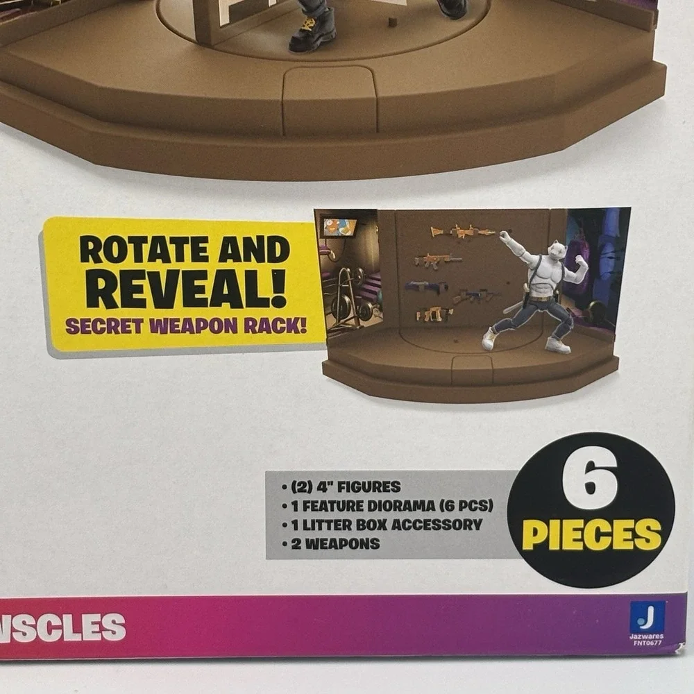 Fortnite Agents Room - Meowscles Ghost And Shadow Set - Epic Games Jazwares New‎
